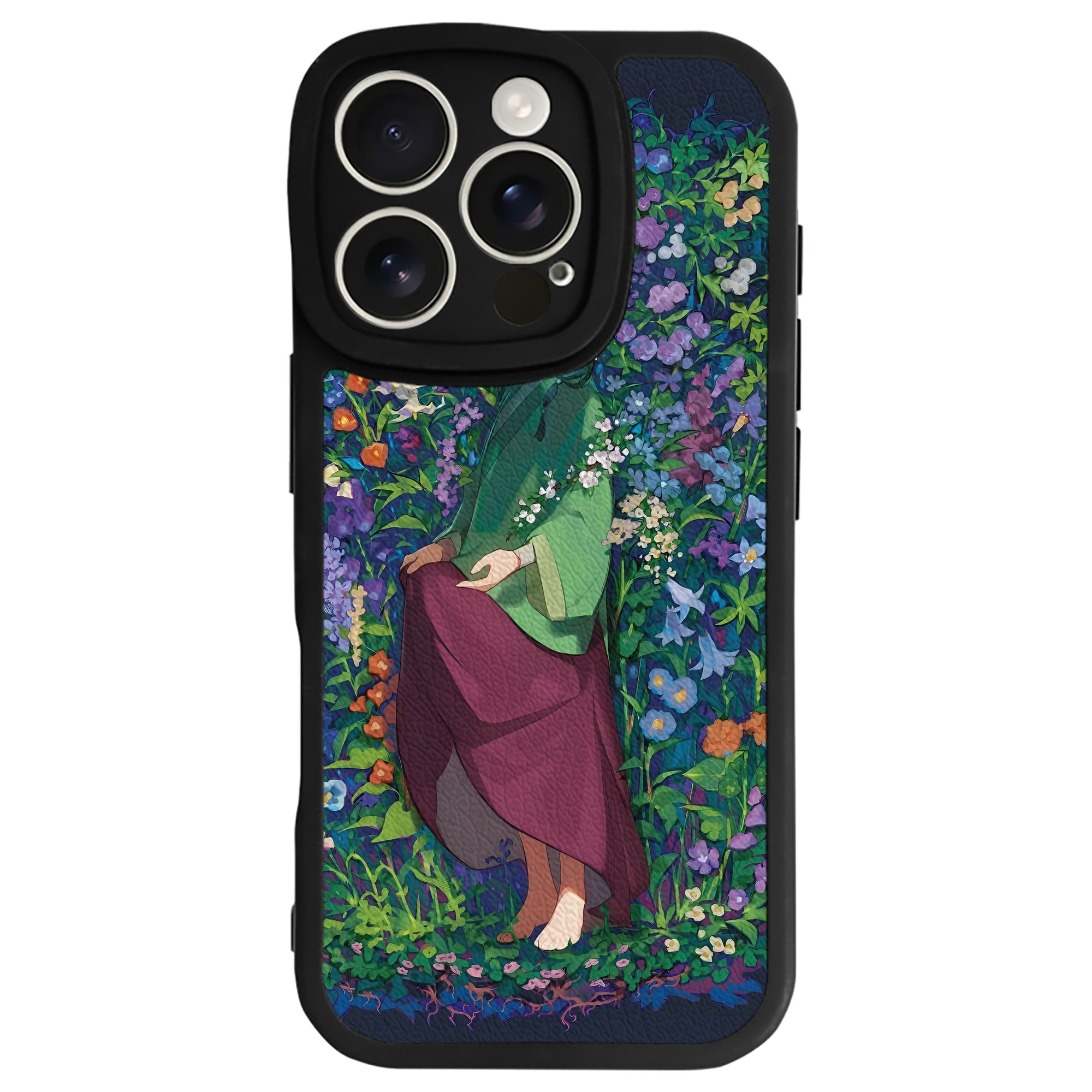 （画像用） 薬屋のひとりごと The Apothecary Diaries 【iPhone 16シリーズ対応】シリコンスマホケース（レザー調） 材質：シリコン